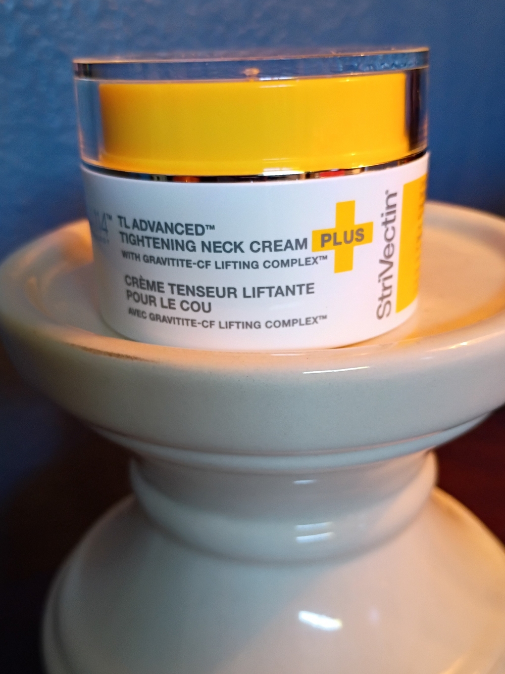 StriVectin Neck Cream Plus — Yellow and White Jar